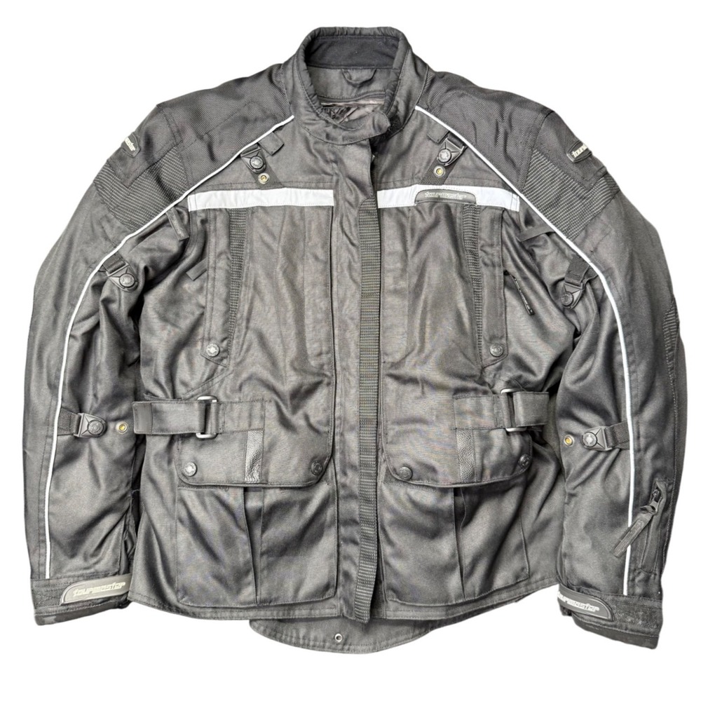 Tourmaster Transition 3.0 Womens Textile Motorcycle‎ Jacket Black Size MD 10-12
